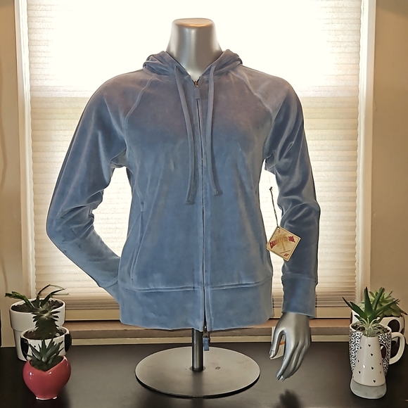 Caribbean Joe Jackets & Blazers - NWT Caribbean Joe Zip-Up Hooded Jacket - Size S